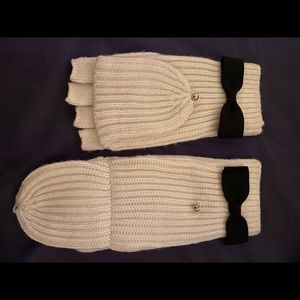 Kate Spade Bow Convertible mittens